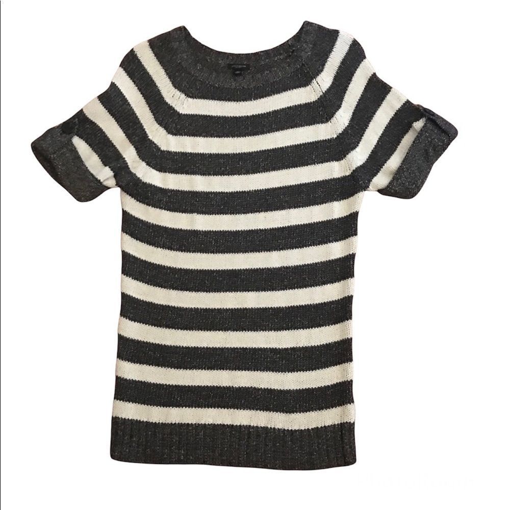 Ann Taylor Long Striped Sweater